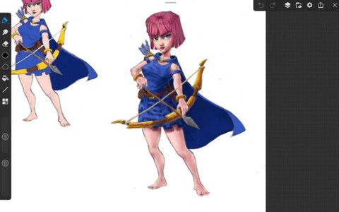 皇室战争怎么画简单