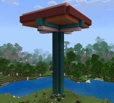 我的世界怎么做引雷塔[图2]