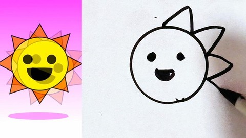 洛克王国怎么画太阳